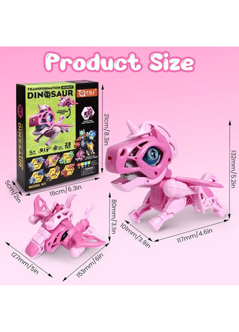 Трансформер Единорог-Бомбардировщик свет, звук ECXP2303-B Star Toys (362695695)