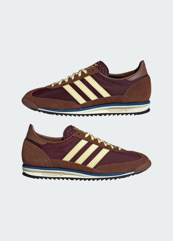 Кроссовки SL72 OG adidas бордовые всесезоны (336884916)