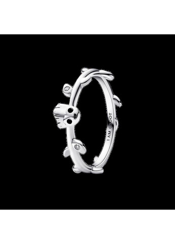 Серебряное кольцо Пандора "Грусть и листья" Часовые Галактики 192566C01 Kabluchka (355347054)