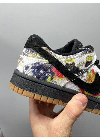 Черные демисезонные кроссовки мужские nike supreme x sb dunk low rammellzee найк суприм No Brand