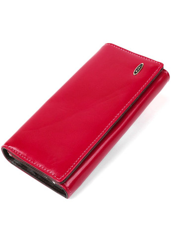 Кошелек женский из экокожи гладкий 19078 Малиновый KIVI (313860604)