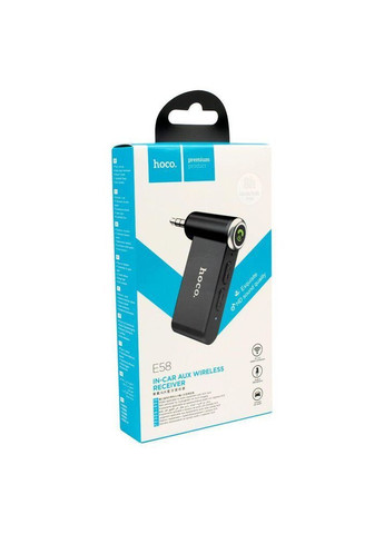 Автомобільний Bluetooth Адаптер Hoco E58 Чорний No Brand (391185214)