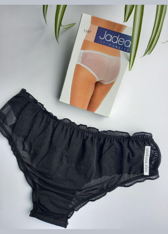 Женские белые трусики слипы с кружевом jadea 1597 размер 4. Л. 48 Jadea Intimo (324833206)