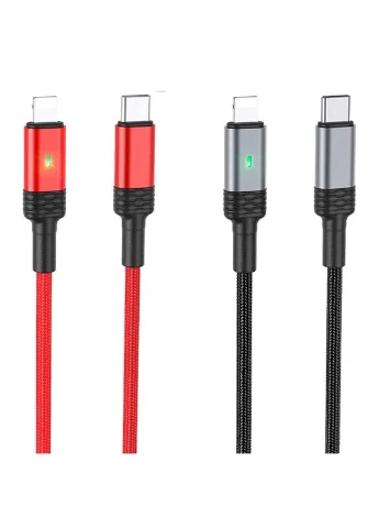 Кабель для зарядки Lightning (Apple iPhone) BU30 |120см / 2.4А| Borofone (337351532)