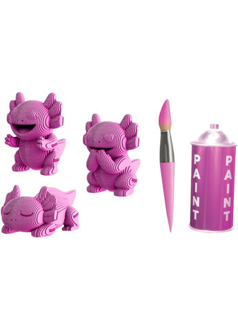 Картонный конструктор " 3D Puzzle AXOLOTLS TRIO" Cartonic (372465220)