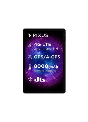 Планшет Titan 10.95" 8/256GB LTE, металлический, графитовый (ek85422) Pixus Titan 10.95" 8/256GB LTE, metal, graphite (393492634)