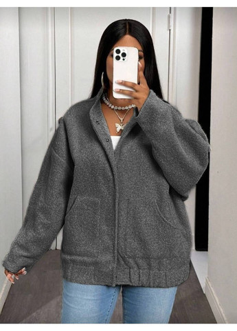 Бомбер із тканини “барашек букле” (заміри в описі) DK/DL Мода без кордонів на гудзиках (365629498)