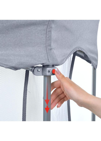 Детский манеж SWIFT 6 ME 1195 Gray 145х117х74 см No Brand (362569134)