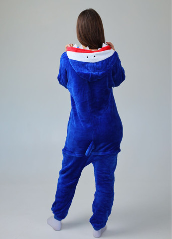 Кігурумі жіноче Акула без плавників плюшева піжама з капюшоном на ґудзиках (1130) My Kigu (360885061)