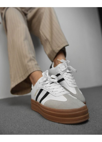 Кросівки жіночі running black No Brand білі демісезони (367583092)