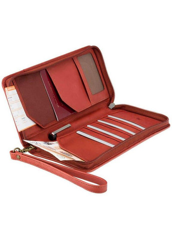 Портмоне дорожное кожаное Polo Brown (1157 BRN) Visconti (324265420)