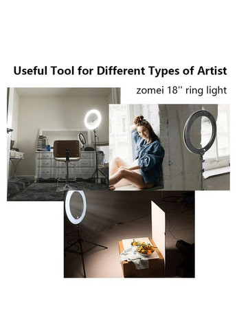 Тримач із кільцевим освітленням 18" ZM448 180cm Tripod Stand лампа зі штативом Grand (300103897)