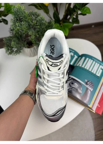 Чорні Осінні кросівки чоловічі asics gel-kayano 14 white silver black асікс гель каяно 14 No Brand