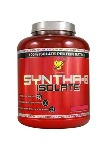 Syntha-6 Isolate 1820 g /48 servings/ Strawberry BSN (278069952)