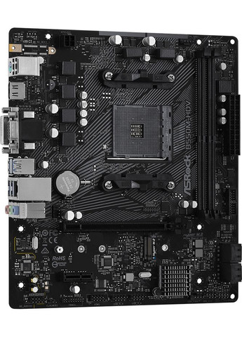 B550MHDV (AM4/B550, 2*DDR4, PCIex16, DVI/HDMI/VGA, 4xSATAIII, M.2, GLan, 7.1ch, mATX) ASRock (314748800)
