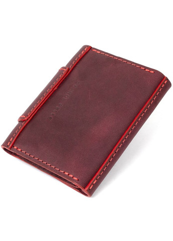 Вінтажна шкіряна візитниця бордовий 11408 Grande Pelle (362418295)