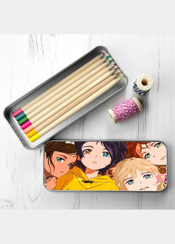 Пенал школьный для мальчика и девочки металлический Приоритет чудо яйца #006 7*18 см Silver No Brand (309156685)