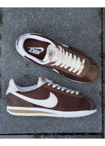 Nike Cortez Brown White (КОПІЯ) No Brand коричневі всесезони (371955990)