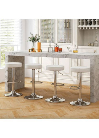 Комплект барних стільців Loreto з круглим сидінням Costway (361951829)