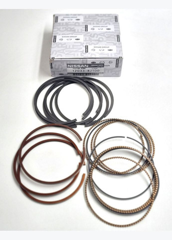 Оригинальный комплект поршевых колец стандарт 12033-8J100 Мурано, Инфинити Максима, Тиана Nissan (345735539)