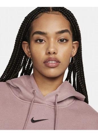 Худі Sportswear Phoenix Fleece Over-Oversized Pullover Hoodie Bordo DQ5858-208 Nike (398003933)