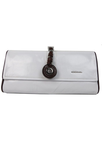 Жіночий шкіряний клатч Giaguaro білий Giorgio Ferretti (360893979)