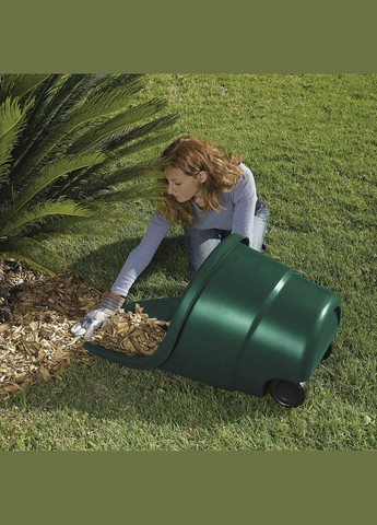 Візок садовий 2-колісний пластиковий Easy Go 55 л (17182462) Зелений Keter (334009071)