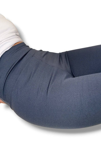 Лосины эластичные в рубчик женские с высоким широким поясом классические без утепления демисезон 99-101см No Brand Лосини в рубчик класичні без підкладки фуксія (342758753)