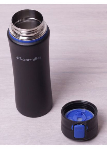 Спортивная термос-бутылка 500мл из нержавеющей стали KM-2066 Kamille (360642221)