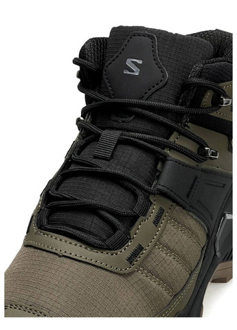 Хаки спортивные, повседневные зимние кроссовки зимние salomon x No Brand