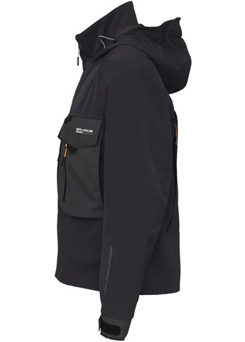 Комбінована демісезонна куртка sg6 wading jacket black/grey Savage Gear