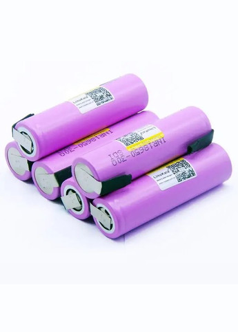 Акумулятор високострумовий Li-ion 18650 3000mAh 3,7V (INR18650-30Q) 20A Бузковий LiitoKala (335835084)