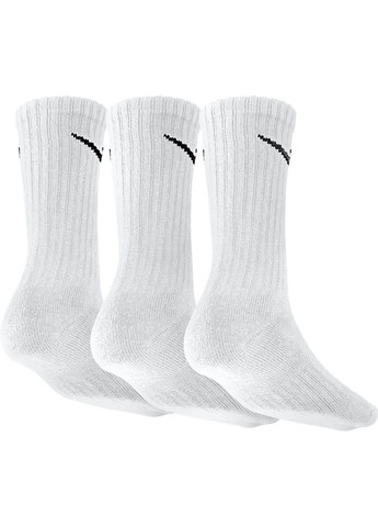 Білі шкарпетки 3-pack white — sx4508-101 Nike однотонні (333959502)