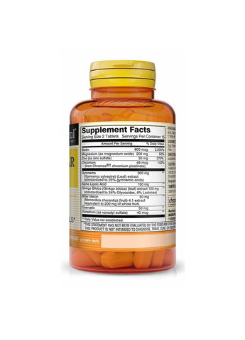 Натуральная добавка Blood Sugar Balance, 30 таблеток Mason Natural (334706577)