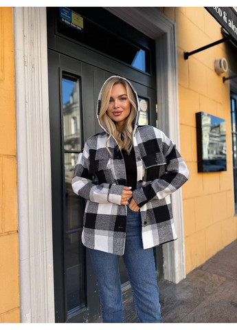 Куртка-сорочка в клітинку на байковій підкладці — ЗАМІРИ В ОПИСІ GD/GL Модний простір (370601677)