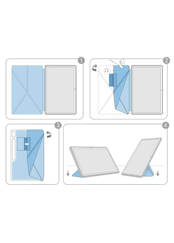 Чехол Transformer для планшета Samsung Galaxy Tab S8 Ultra 14.6" (SM-X900 / SM-X906) - Grey Primolux (262806125)