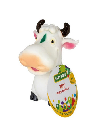 Детская игрушка для купания "Брызящие животные фермы Коровка" 8753_коровка Baby Team (366038762)