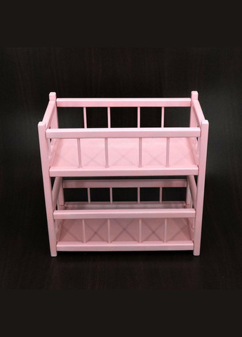 Кровать для кукол из дерева Золушка барби (КРТ-000350) No Brand (328605072)