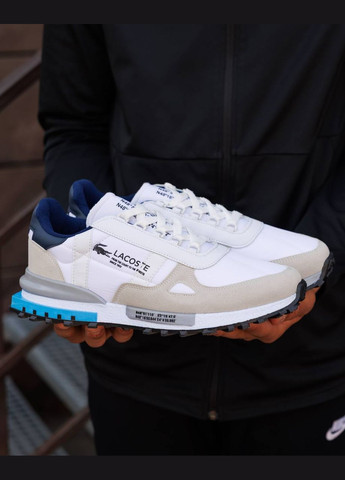 Белые демисезонные кроссовки мужские nd No Brand Elite Active White Beige Blue