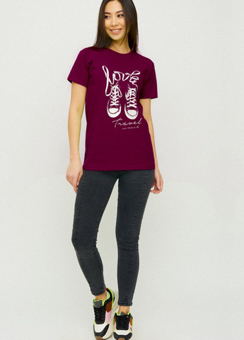 Футболка Boyfriend / air print / YAPPI - (252386006)