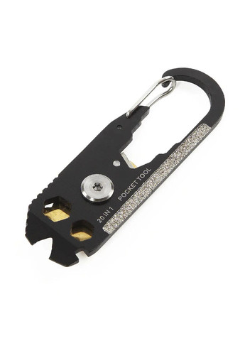 Мультитул 20в1 кишеньковий брелок, лінійка, зачищення дротів, карабін, викрутка, стропоріз Lesko (322528740)