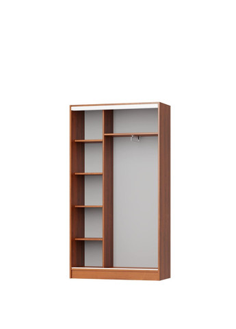 Шкаф-купе двухдверный Стандарт AL 2ДСП 110x45x210 см (MBS-2253) MebelStar (346289941)