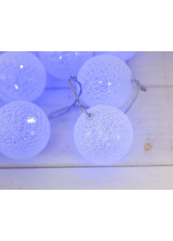 Гирлянда Шарики тайские фонарики из хлопка No Brand (371996050)