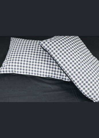 Комплект постельного белья семейный 160х220х2 наволочки 4х50х70 Ranforce Elite (MS-820000033) Moon&Star Gray Square (284416209)