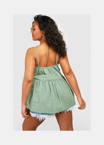 Зелёная блуза Boohoo