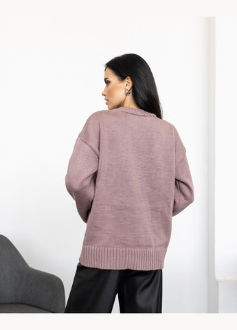 Кофейный демисезонный свитер джемпер Larionoff