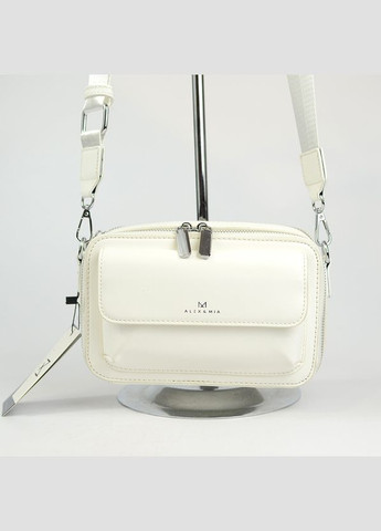 Біла жіноча маленька сумка крос боді клатч через плече No Brand (293942349)