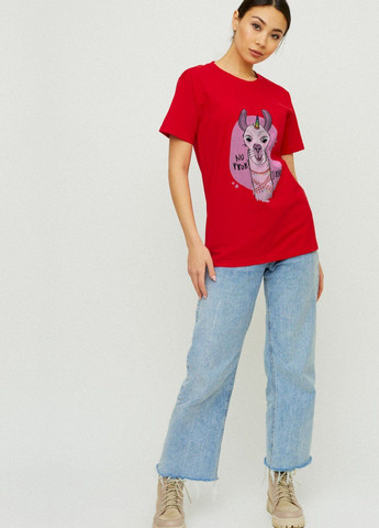 Футболка Boyfriend / дихаючий принт / YAPPI - (325222215)