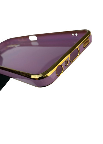 Чехол для Galaxy M23 5G SM-M236 с кольцом MagSafe с золотой окантовкой на самсунг м23 черничный gs1 Samsung (366227979)