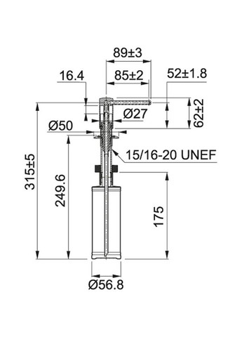 Дозатор для кухонной мойки Comfort 119.0578.747 FRANKE (315800632)